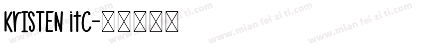 Kristen ITC字体转换